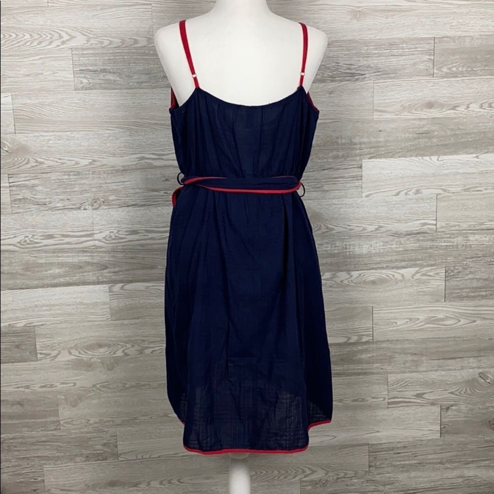 Universal Thread Plus Wrap Contrast Piping Dress - image 5